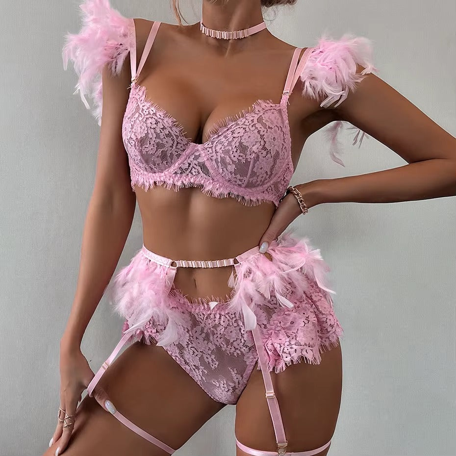 Juliana Sexy 5 Pieces Lingerie Set