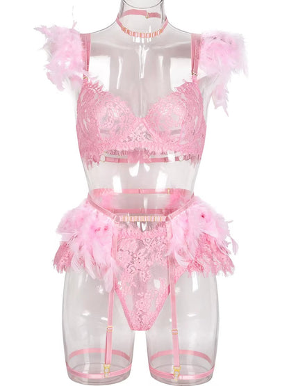 Juliana Sexy 5 Pieces Lingerie Set