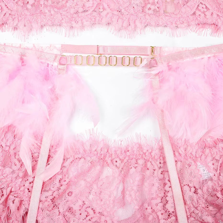 Juliana Sexy 5 Pieces Lingerie Set