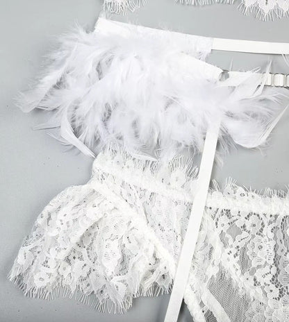 Juliana Sexy 5 Pieces Lingerie Set