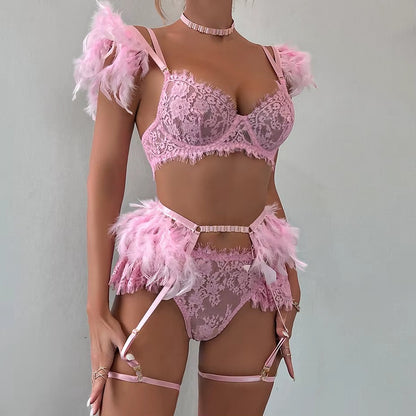 Juliana Sexy 5 Pieces Lingerie Set