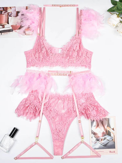 Juliana Sexy 5 Pieces Lingerie Set