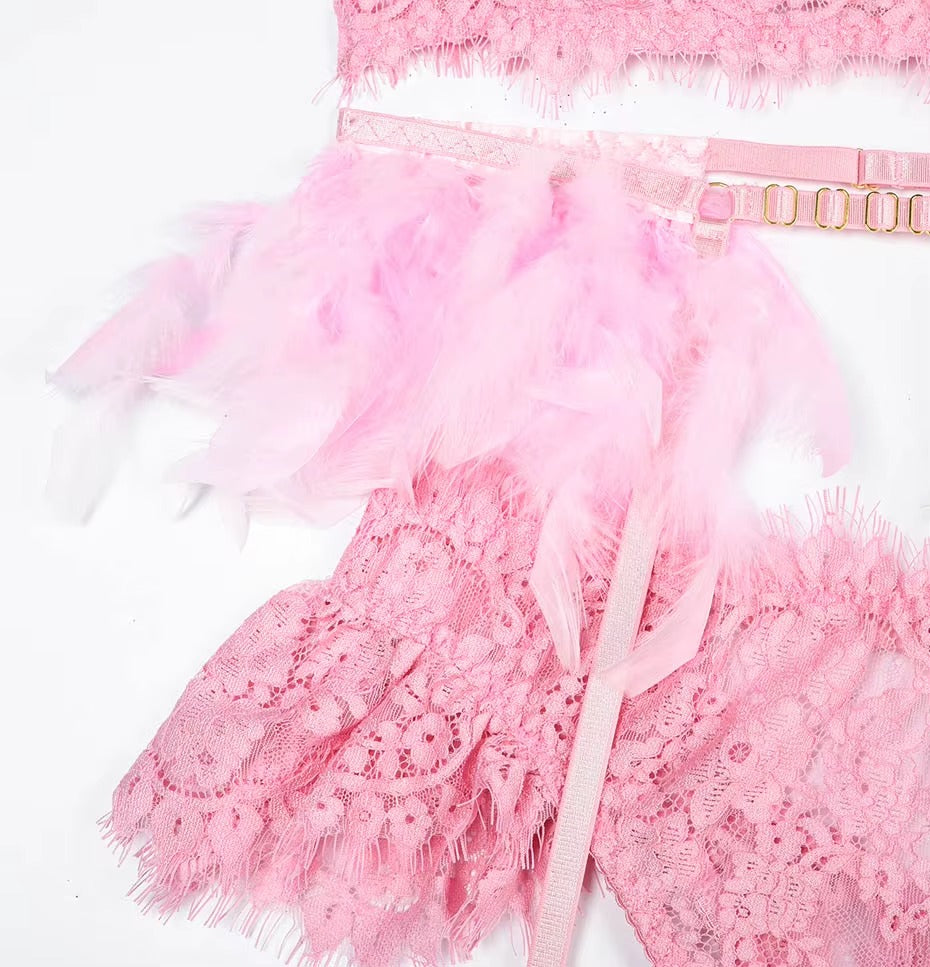 Juliana Sexy 5 Pieces Lingerie Set