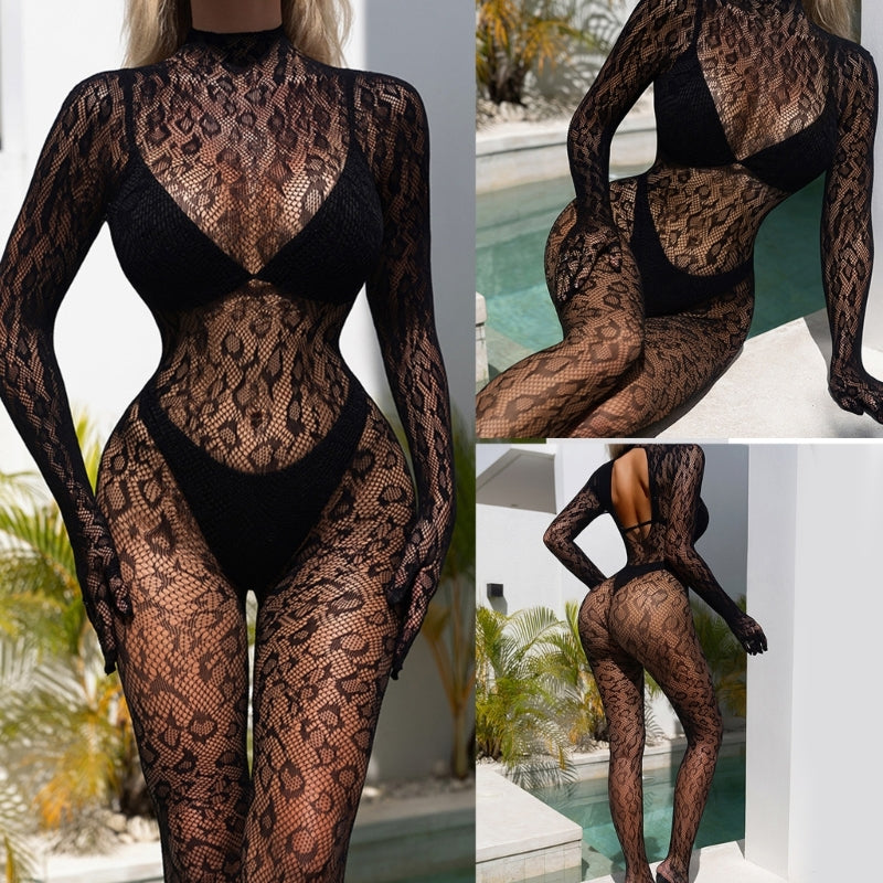 Bella's Fishnet Lingerie Set