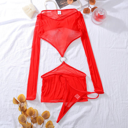 Rayna Sheer Cutout Lingerie Bodysuit