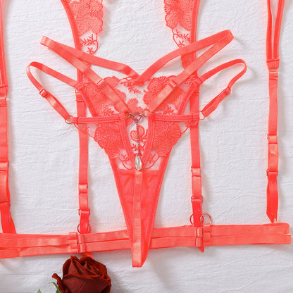 Valentina Neon Ensemble Sexy 2 Pieces Lingеrie Set